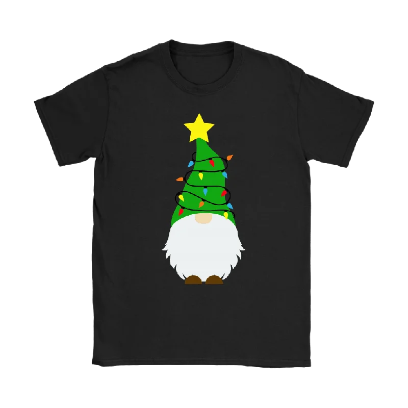 navy blue vintage band t-shirts retro -CHRISTMAS TREE GNOME Women's T-Shirt