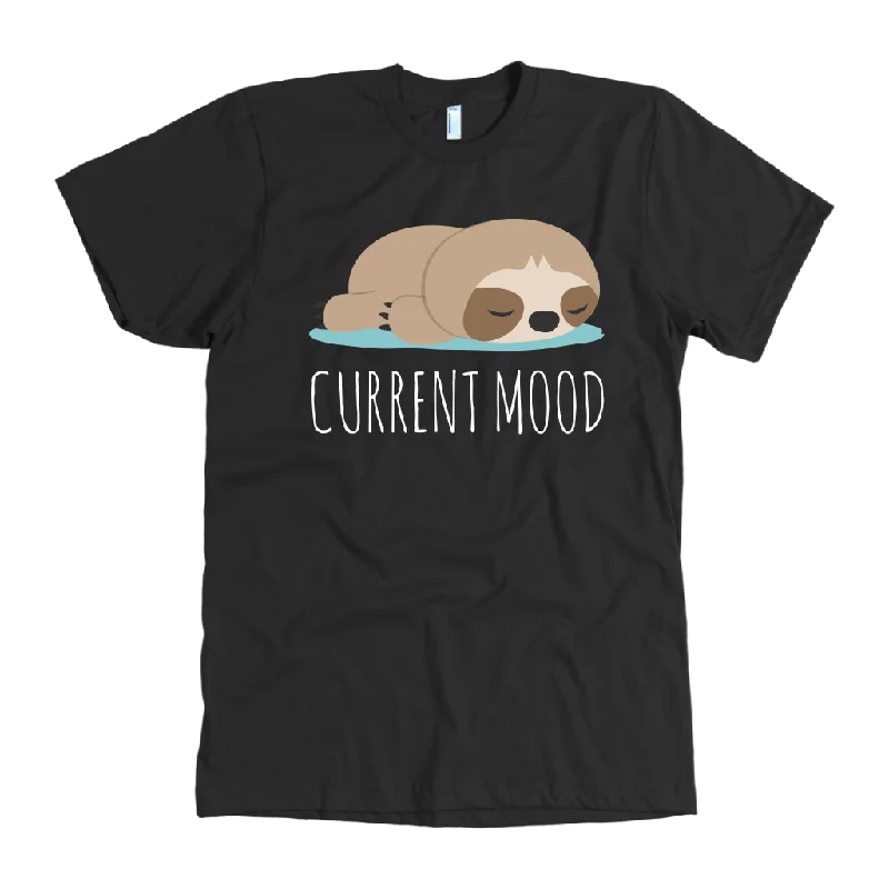 navy blue muscle fit t-shirts sharp -CURRENT MOOD Sloth Men's T-Shirt