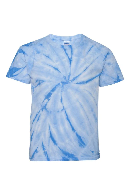 olive pocket t-shirts versatile -Dyenomite Youth Cyclone Pinwheel Tie Dyed Short Sleeve Crewneck T-Shirt - Columbia