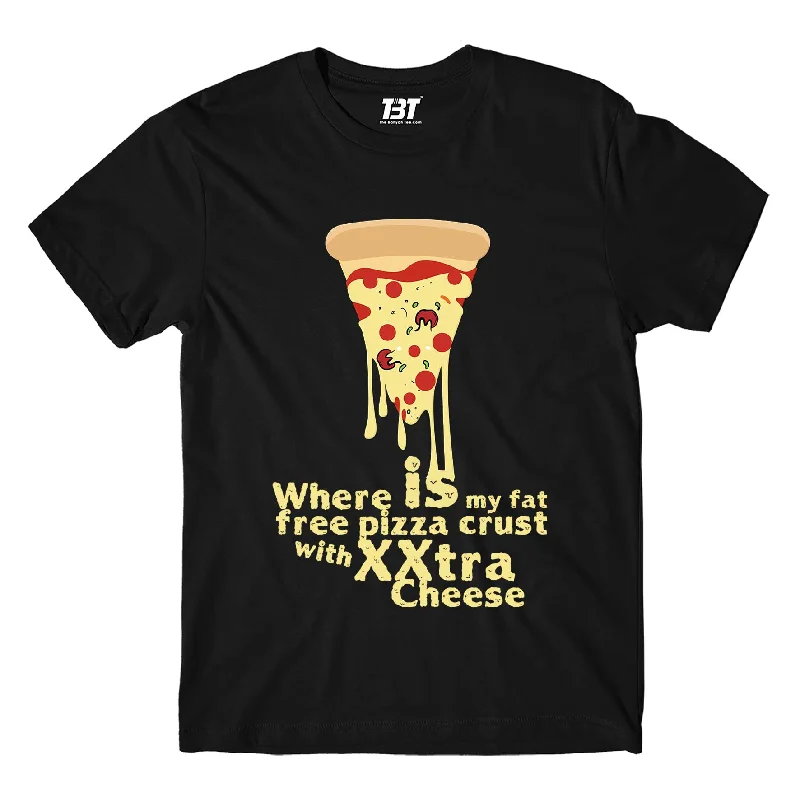 burnt orange quote t-shirts witty -Friends T shirt - Joey's Fat Free Pizza