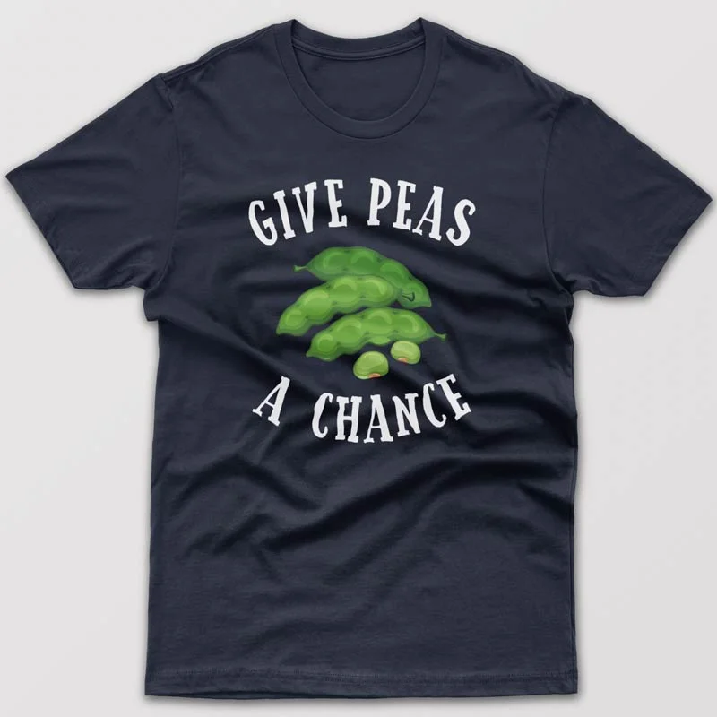 indigo festival t-shirts trendy -Give peas a chance - T-shirt