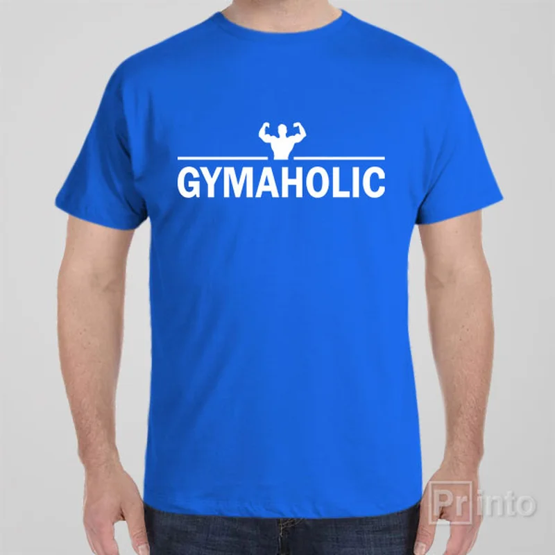 khaki crew neck t-shirts basic -Gymaholic - T-shirt