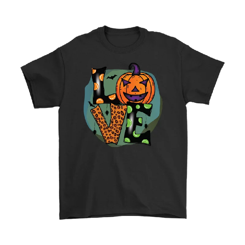 indigo cropped t-shirts chic -Halloween LOVE Men's and Women's T-Shirts