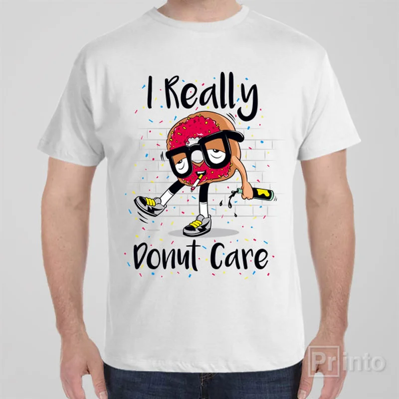 coral eco cotton t-shirts green -I donut care - T-shirt