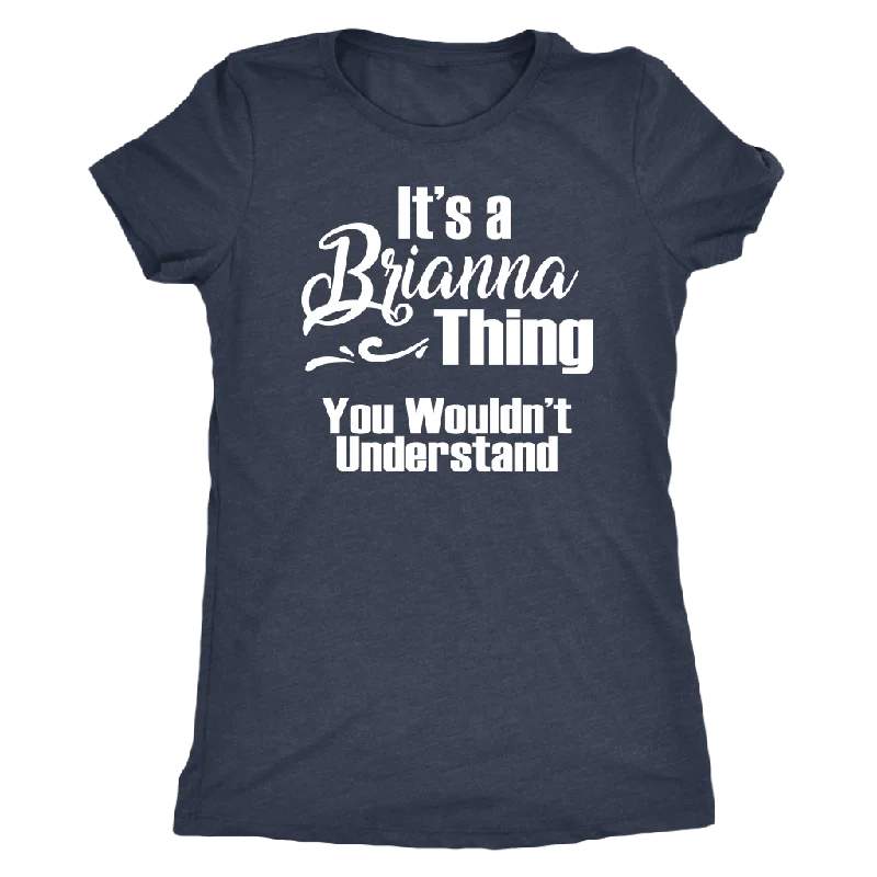 soft beige ribbed t-shirts textured -It's a BRIANNA Thing Women's T-Shirt