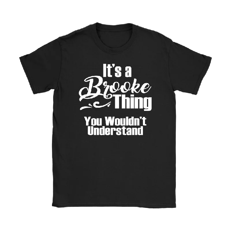 heather grey ribbed t-shirts textured -It's a BROOKE Thing Women's T-Shirt