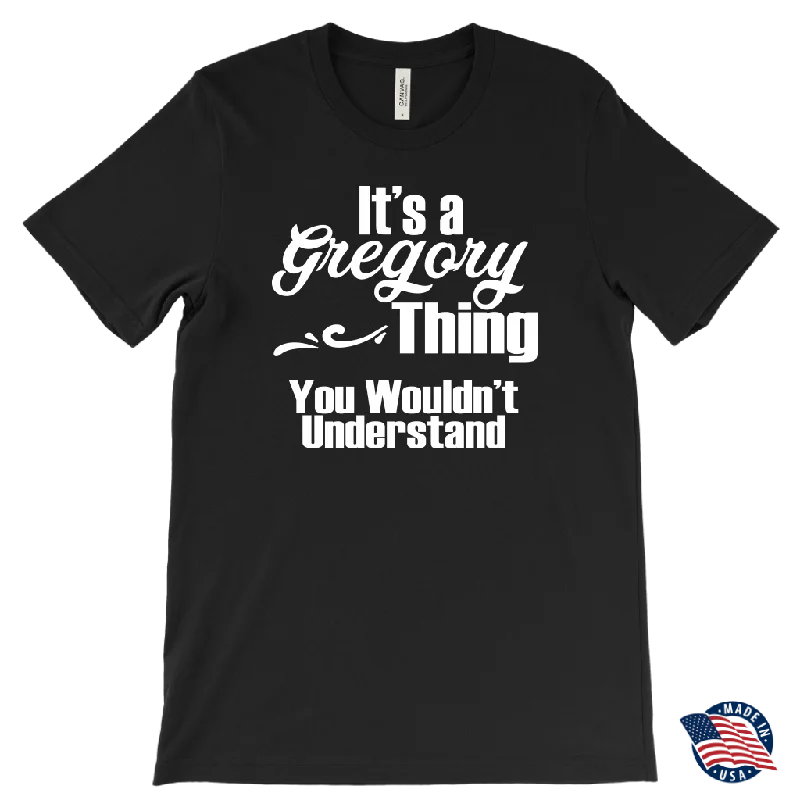 peach vintage logo t-shirts retro -It's a GREGORY Thing Men's T-Shirt