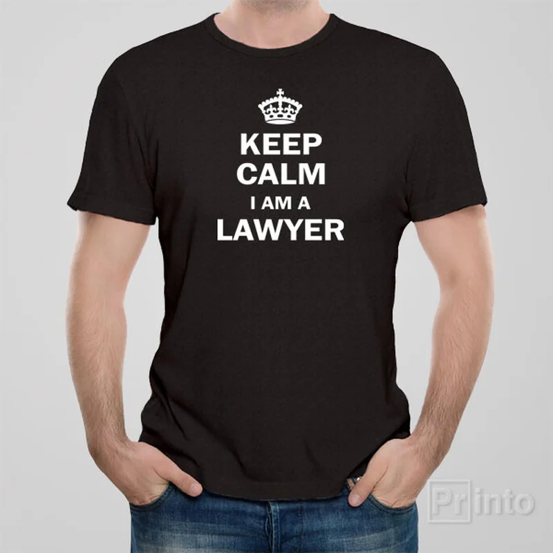 peach henley t-shirts smart -Keep calm I am a lawyer - T-shirt