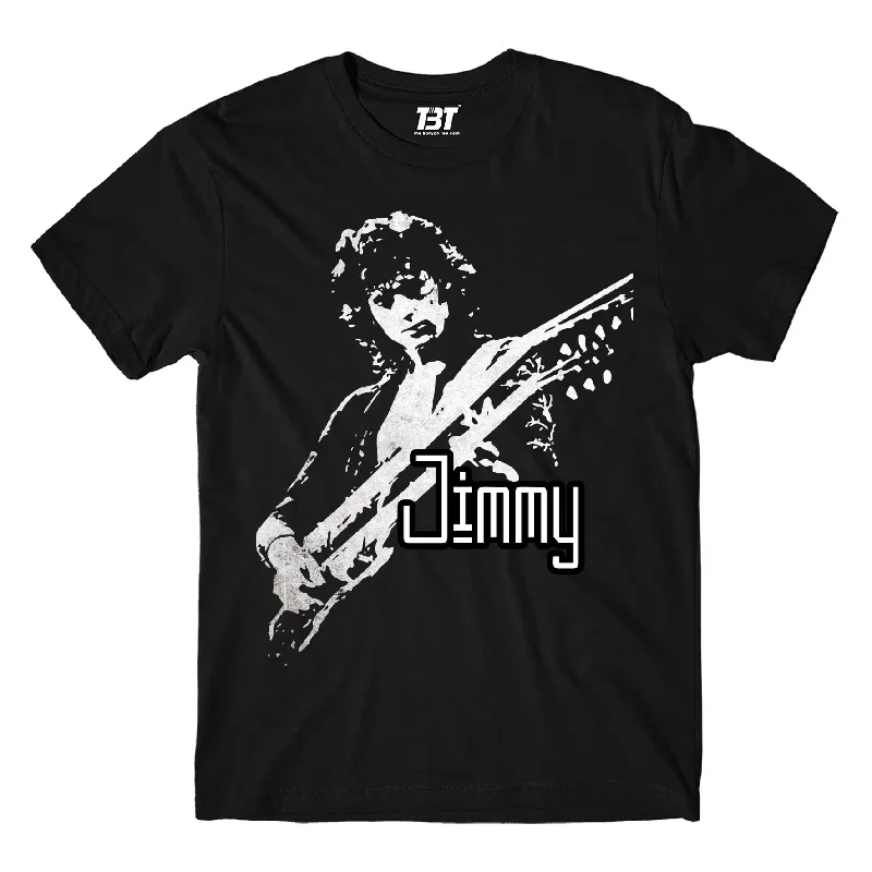 indigo ribbed t-shirts textured -Led Zeppelin T shirt - Jimmy