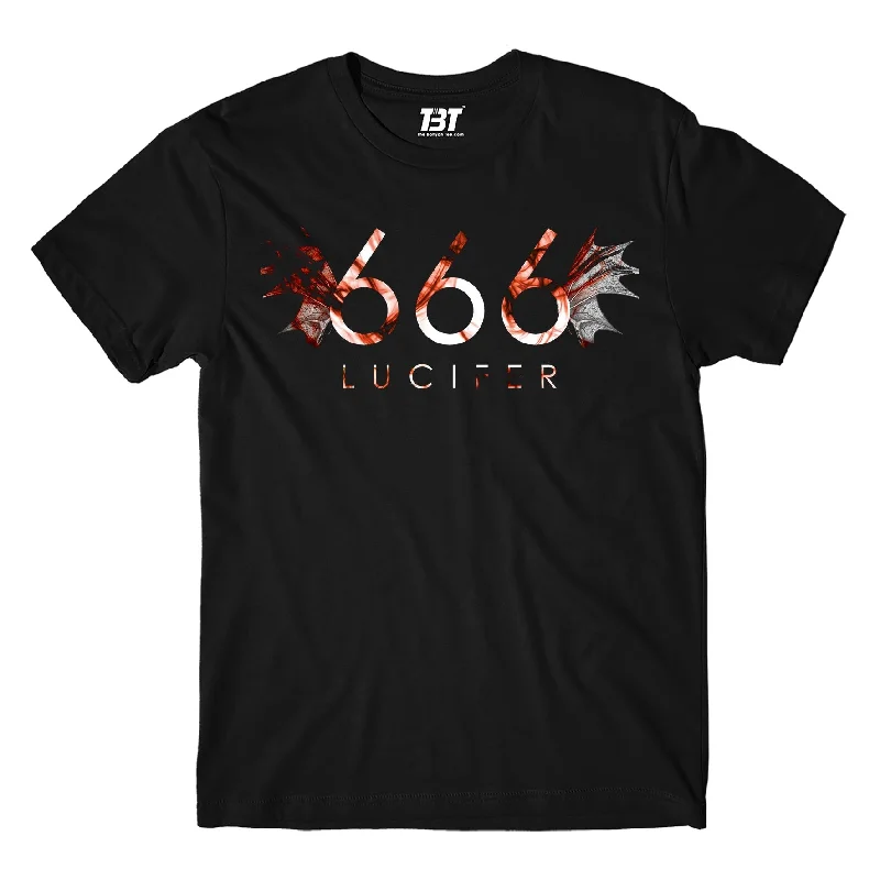 indigo quote t-shirts witty -Lucifer T shirt - 666