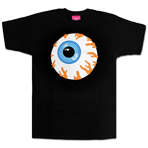 sage green slim fit t-shirts sleek -Mishka Keep Watch T-Shirt Black White