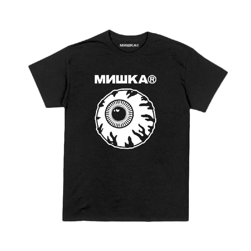 indigo tie-dye t-shirts funky -Mishka Mono Stack T-Shirt Black