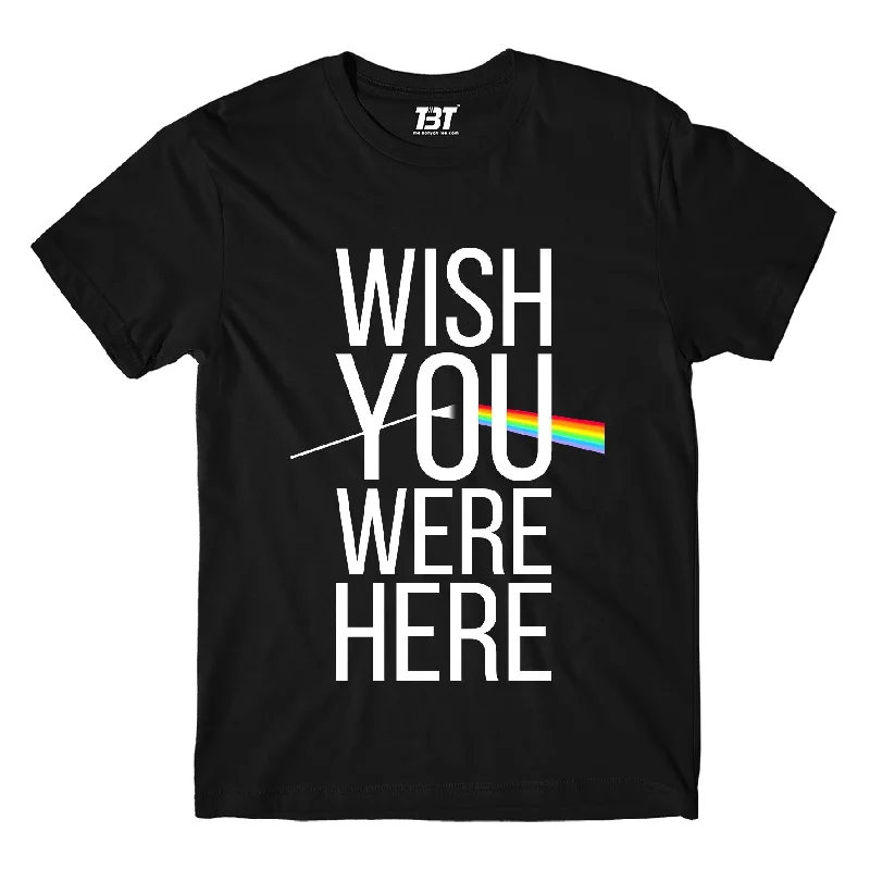 coral pocket t-shirts casual -Pink Floyd T shirt - How I Wish You Were Here