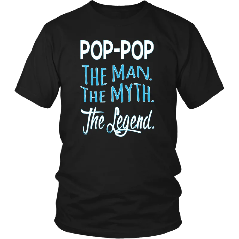 sage green festival t-shirts stylish -POP-POP The Man. The Myth. The Legend. Unisex T-Shirt