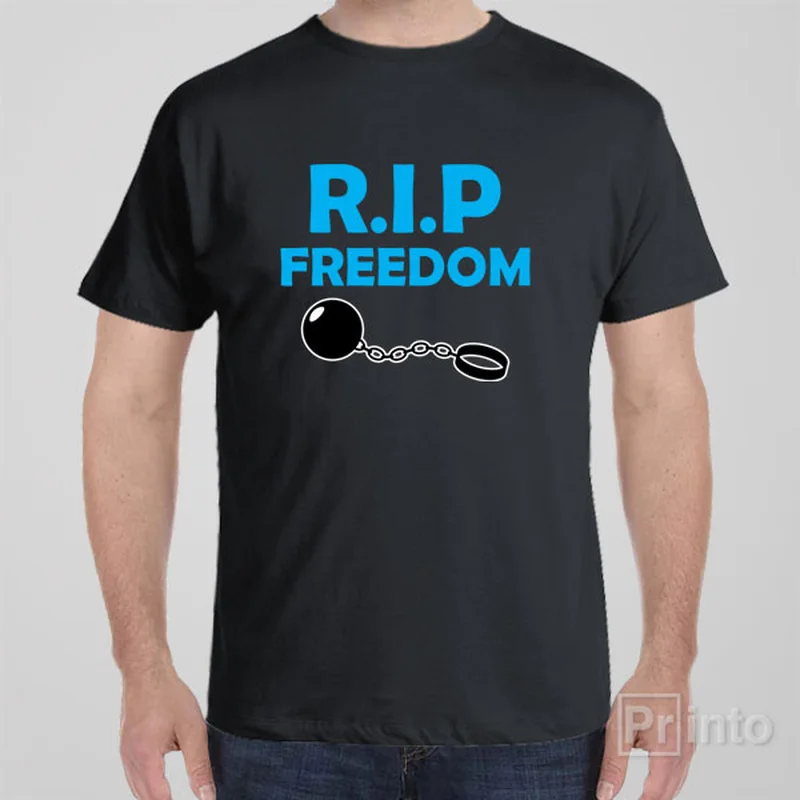 olive slim fit t-shirts sharp -RIP Freedom - T-shirt