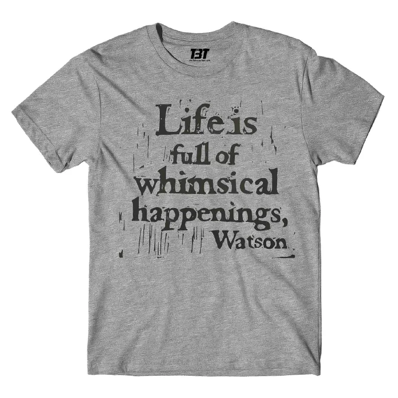 indigo tie-dye t-shirts funky -Sherlock T shirt - Whimsical Happenings - Watson Quote