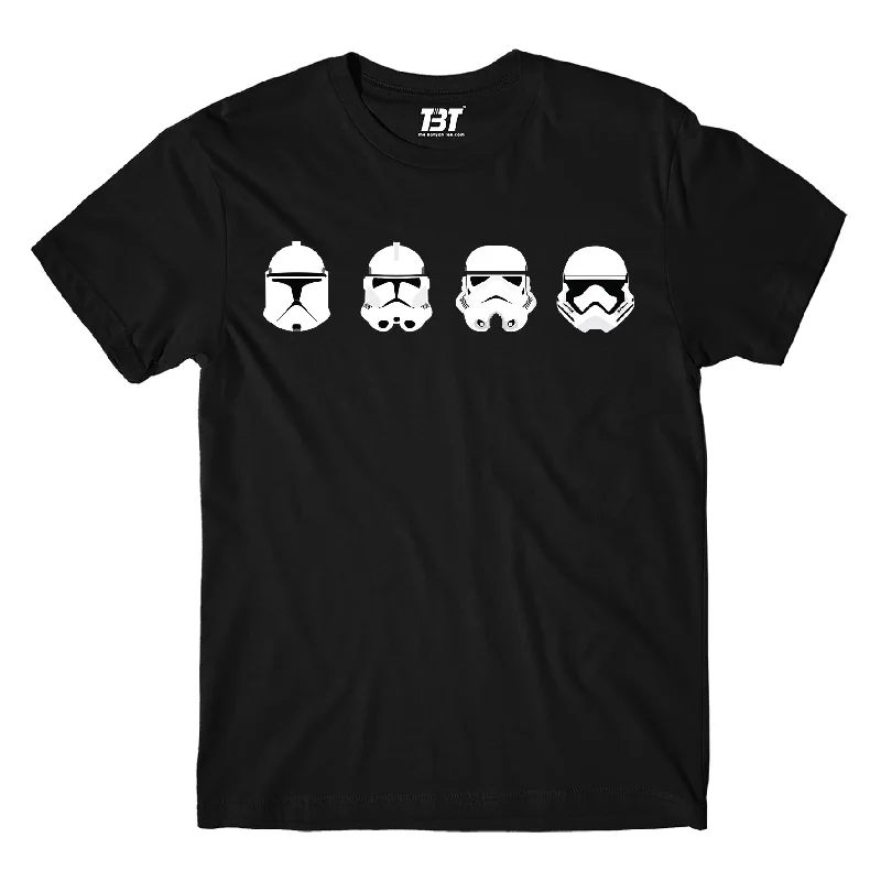 heather grey slim fit t-shirts sleek -Star Wars T shirt - War Helmets