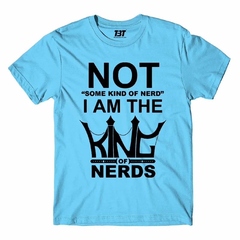 maroon eco-friendly t-shirts green -The Big Bang Theory T shirt - King Of Nerds