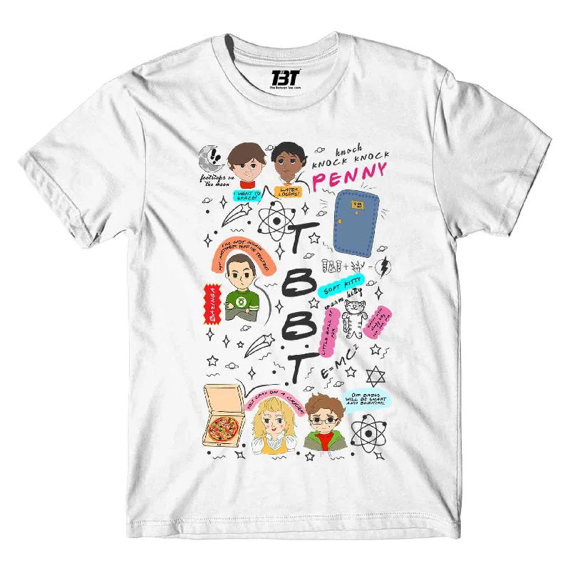 khaki slim fit t-shirts sleek -The Big Bang Theory T shirt - Doodle