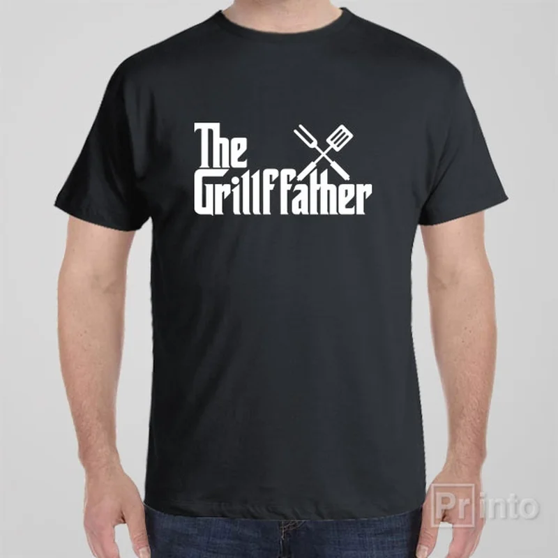 maroon distressed t-shirts edgy -The Grillfather - T-shirt