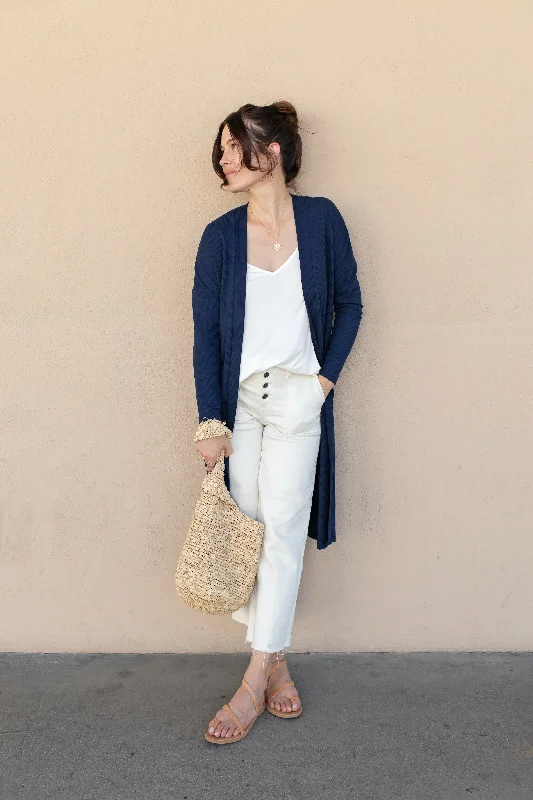 cardigan chill fit -CJ's Favorite Ribbed Cardigan