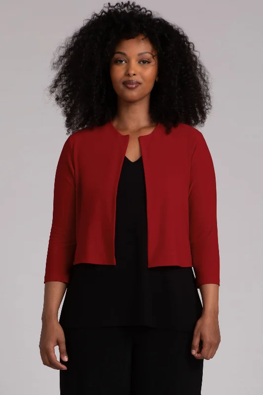 cardigan forest vibe -Classic Bolero Cardigan | Red