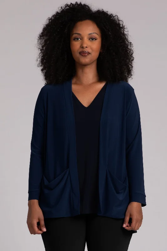 cardigan sharp tones -Core Cardigan | Navy