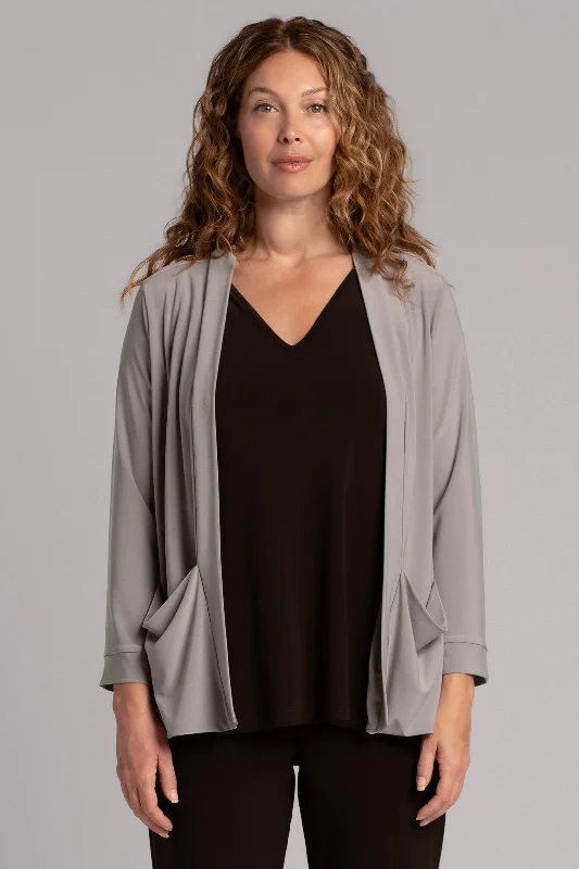 cardigan sharp fabric -Core Cardigan | Taupe