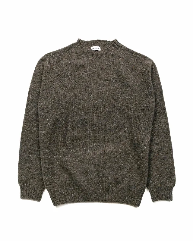 pullover sweater chill grey -Lost & Found Donegal Sweater Staffa