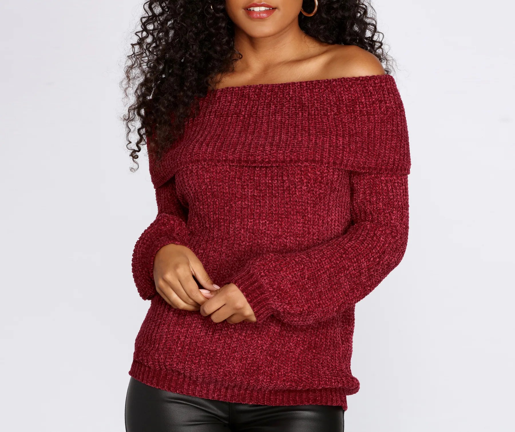 pullover sweater cozy blend -Soft And Cozy Chenille Sweater