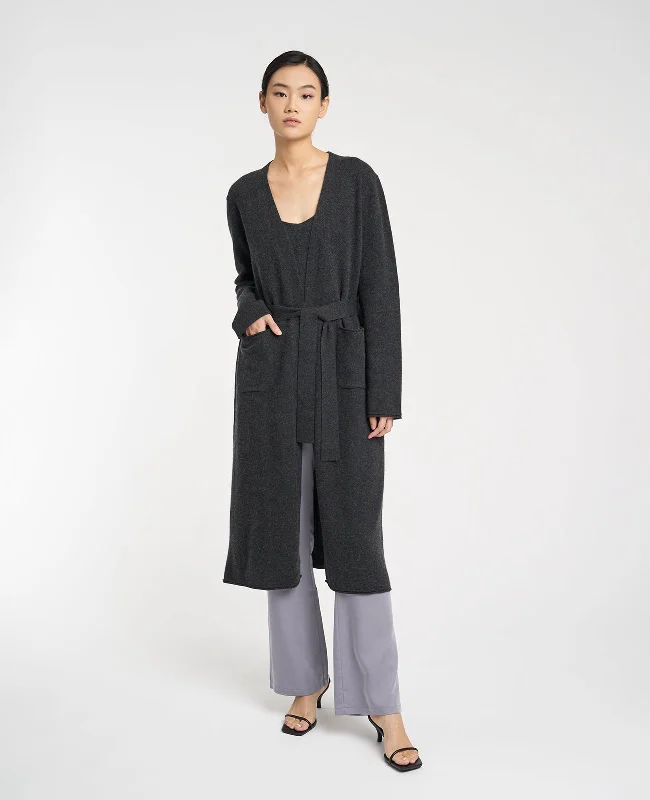 cardigan wanderlust -Cashmere Maxi Cardigan