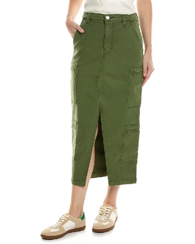 olive pleated skirts trendy -HUDSON Jeans Cargo Skirt