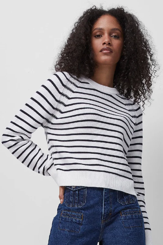 cardigan plush blend -Lillie Mozart Stripe Jumper