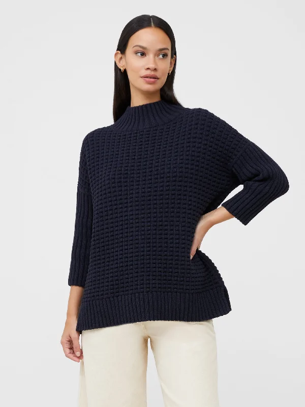 cardigan tonal wool -Mozart Popcorn High Neck Jumper