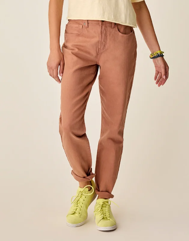 teal cargo pants rugged -Carson Jean: Rum