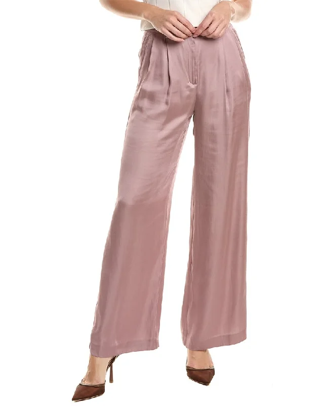 khaki chino pants classic -Reiss Teyana Wide Leg Trouser