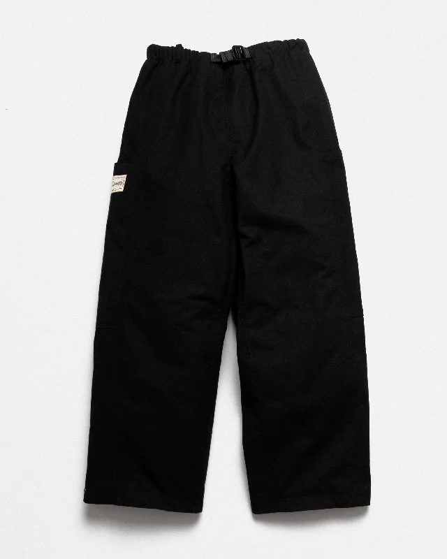 indigo dress pants for office -Studio Pants - Black