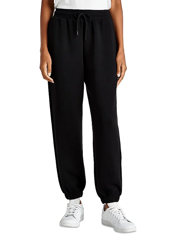 indigo dress pants for work -Womens Drawstring Pocket Jogger Pants